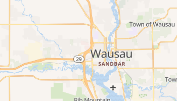 Wausau, Wisconsin map