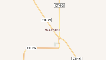 Wayside, Wisconsin map