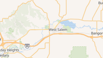 West Salem, Wisconsin map