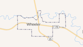 Wheeler, Wisconsin map