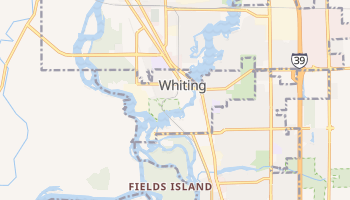 Whiting, Wisconsin map