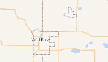 Wild Rose, Wisconsin map
