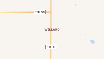 Willard, Wisconsin map