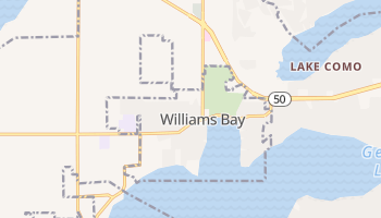 Williams Bay, Wisconsin map