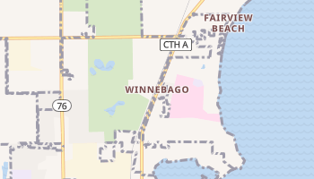 Winnebago, Wisconsin map