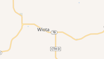 Wiota, Wisconsin map