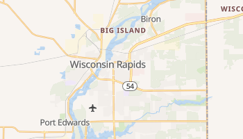 Wisconsin Rapids, Wisconsin map