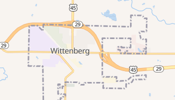 Wittenberg, Wisconsin map