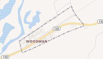 Woodman, Wisconsin map