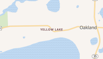 Yellow Lake, Wisconsin map