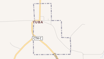 Yuba, Wisconsin map