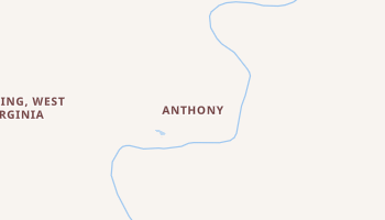 Anthony, West Virginia map