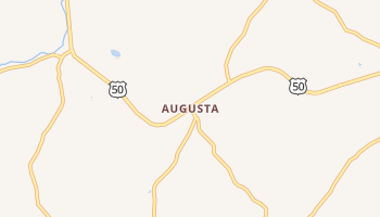 Augusta, West Virginia map