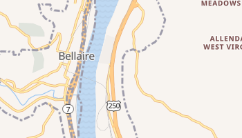 Benwood, West Virginia map