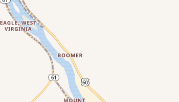Boomer, West Virginia map