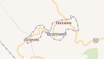 Bramwell, West Virginia map