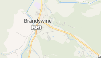 Brandywine, West Virginia map