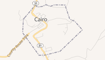 Cairo, West Virginia map