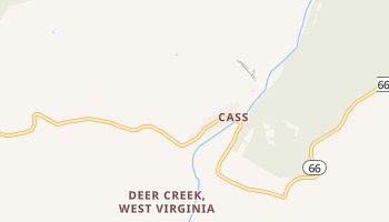 Cass, West Virginia map