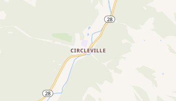 Circleville, West Virginia map