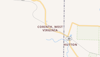 Corinth, West Virginia map