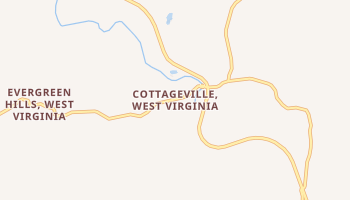 Cottageville, West Virginia map