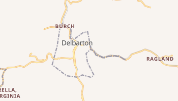 Delbarton, West Virginia map