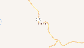 Diana, West Virginia map