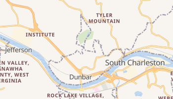 Dunbar, West Virginia map