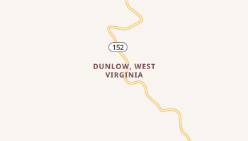 Dunlow, West Virginia map