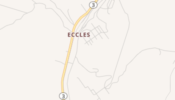 Eccles, West Virginia map