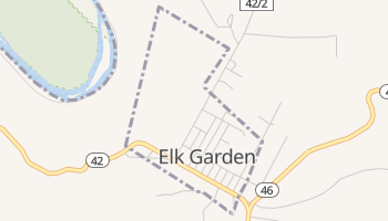 Elk Garden, West Virginia map