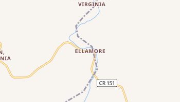Ellamore, West Virginia map