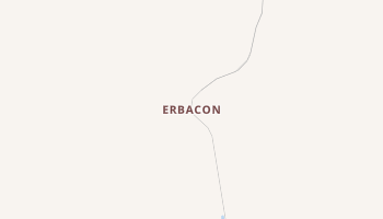 Erbacon, West Virginia map