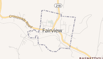 Fairview, West Virginia map