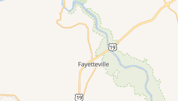 Fayetteville, West Virginia map