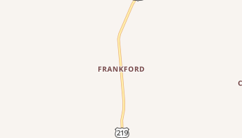 Frankford, West Virginia map