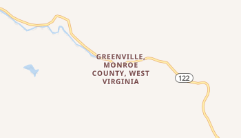 Greenville, West Virginia map