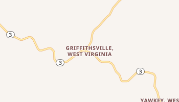 Griffithsville, West Virginia map