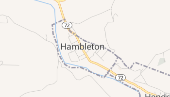 Hambleton, West Virginia map
