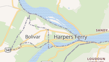 Harpers Ferry, West Virginia map