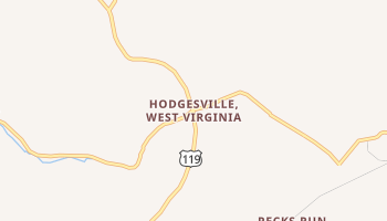 Hodgesville, West Virginia map