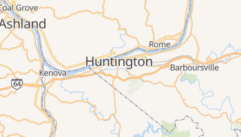 Huntington, West Virginia map