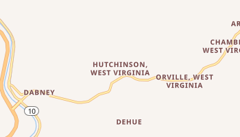 Hutchinson, West Virginia map