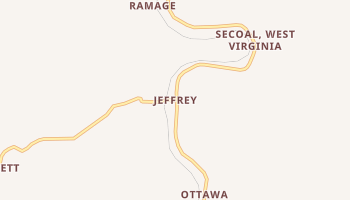 Jeffrey, West Virginia map