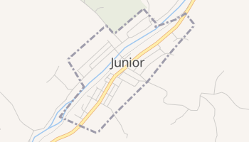 Junior, West Virginia map