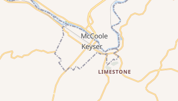 Keyser, West Virginia map
