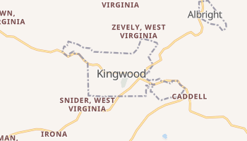 Kingwood, West Virginia map
