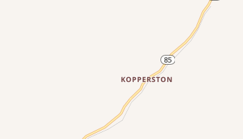 Kopperston, West Virginia map