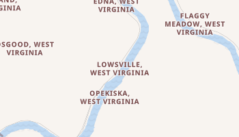 Lowsville, West Virginia map
